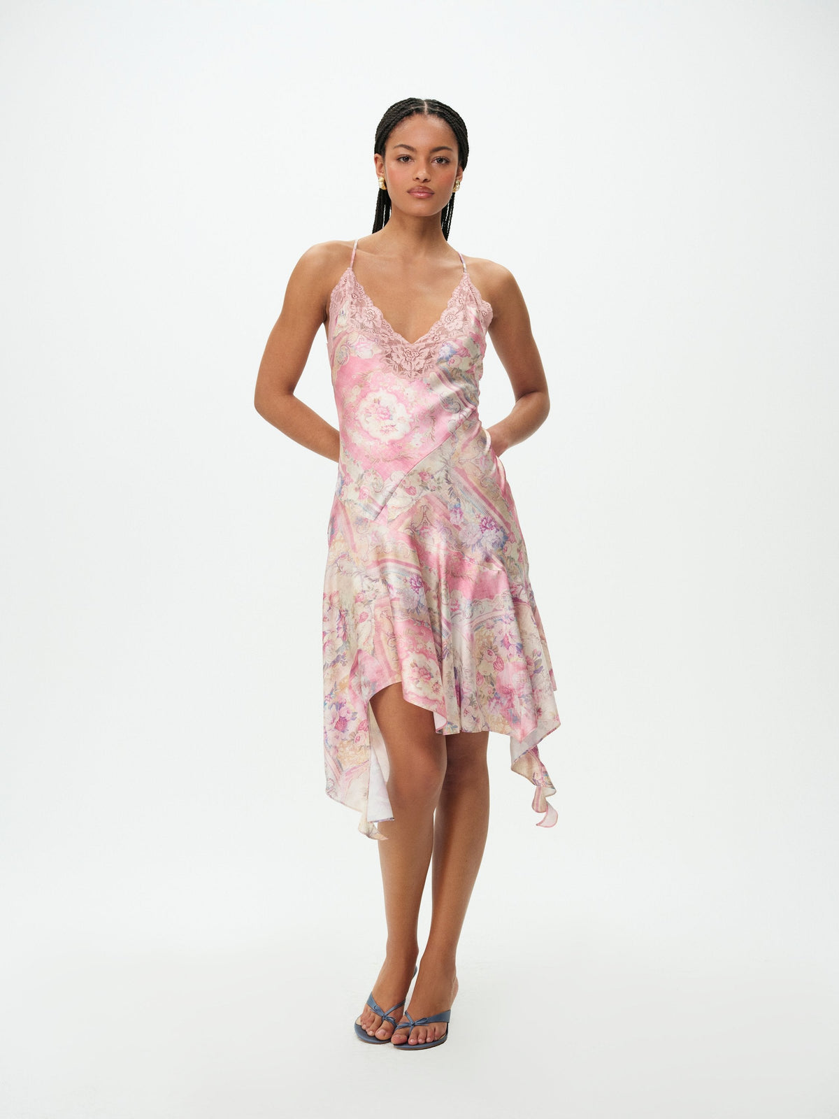 For Love & Lemons Lani Midi Dress