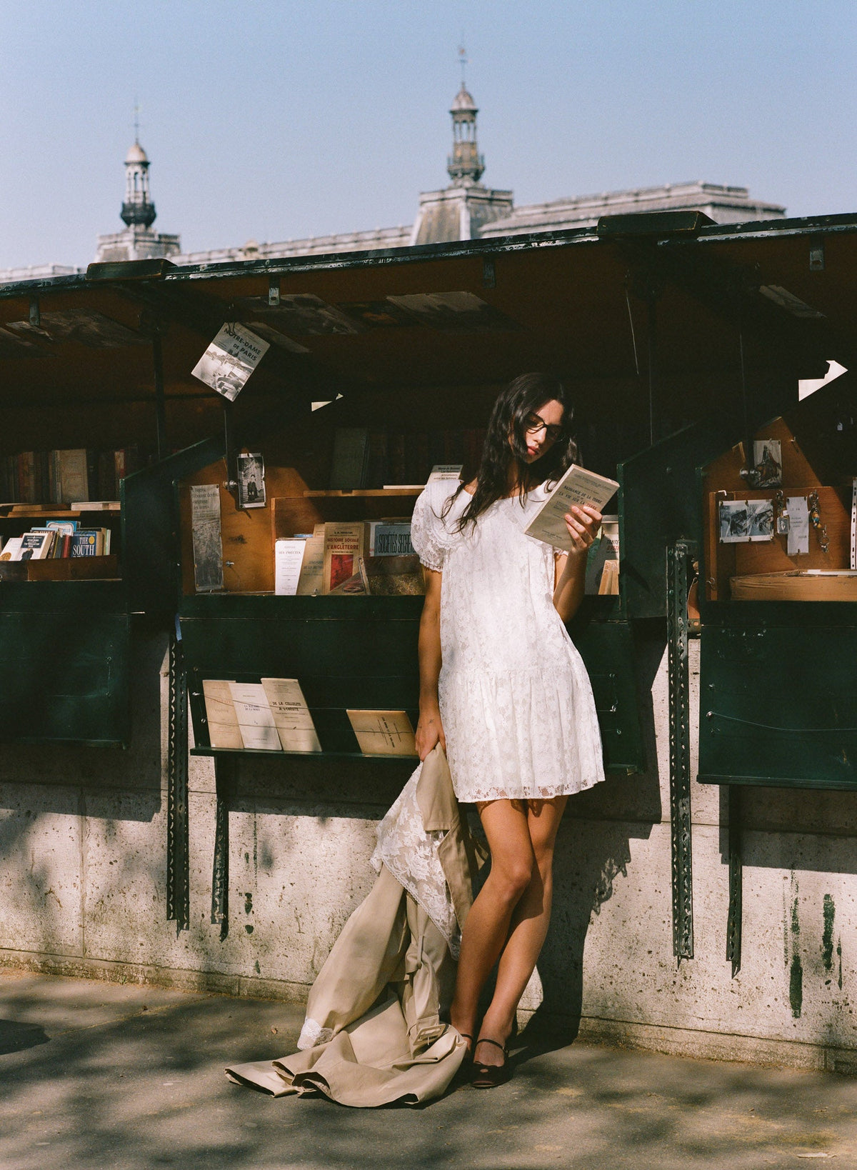 For Love & Lemons Ditsy Petal Babydoll Mini Dress