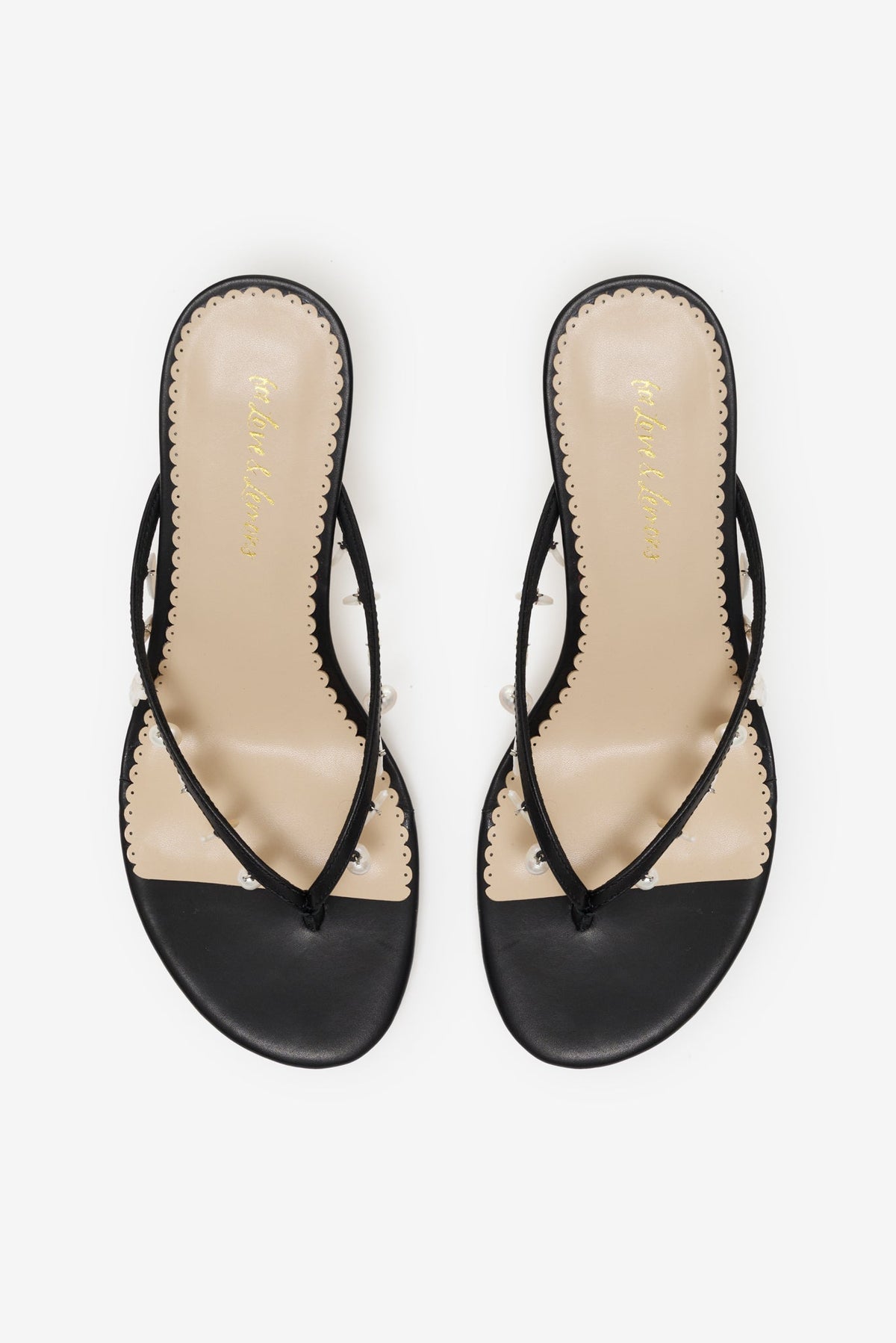For Love & Lemons Sailor Charm Thong Heel
