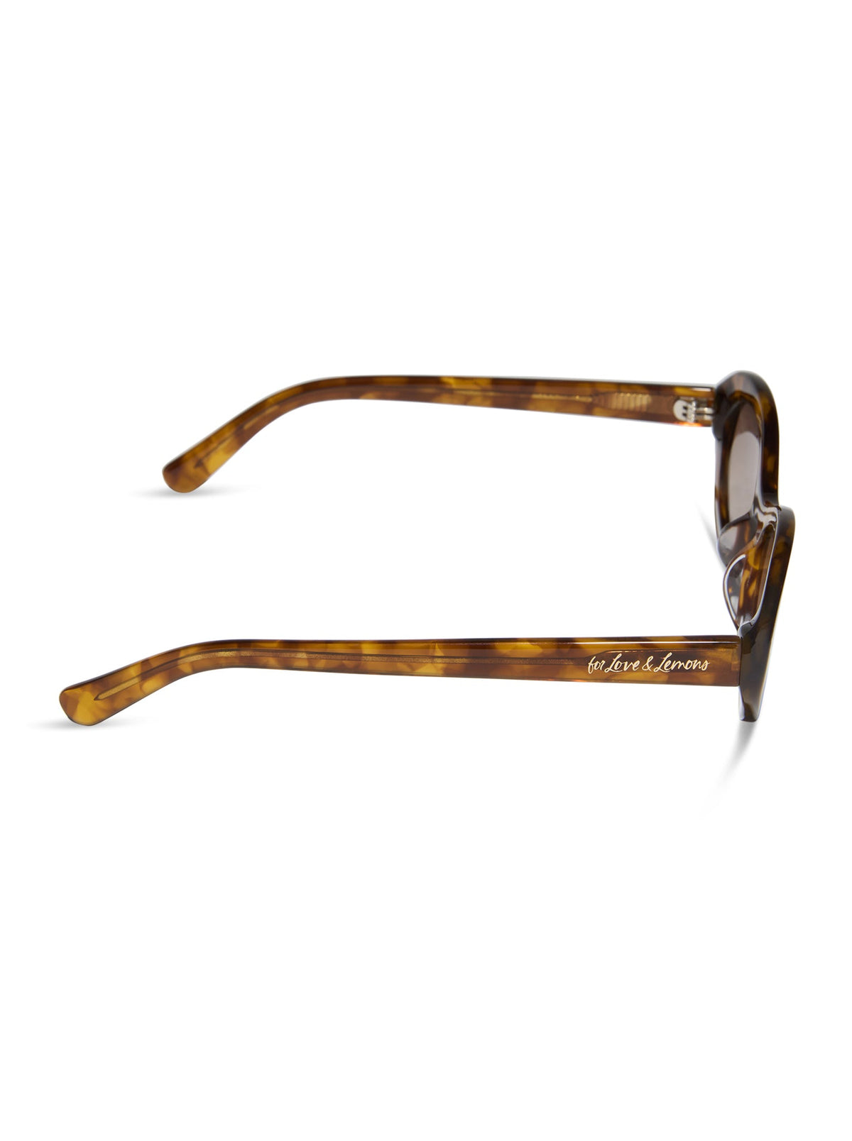 For Love & Lemons Sabrina Oval Sunglasses