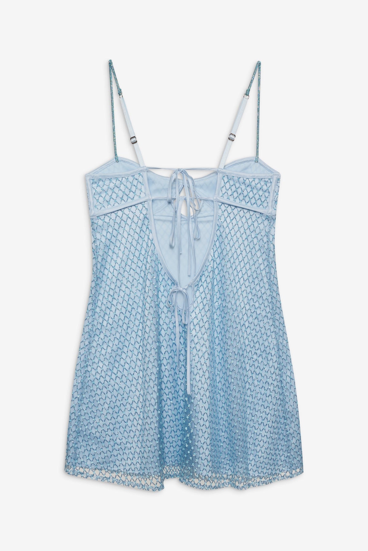 For Love & Lemons Glitter Slip Dress