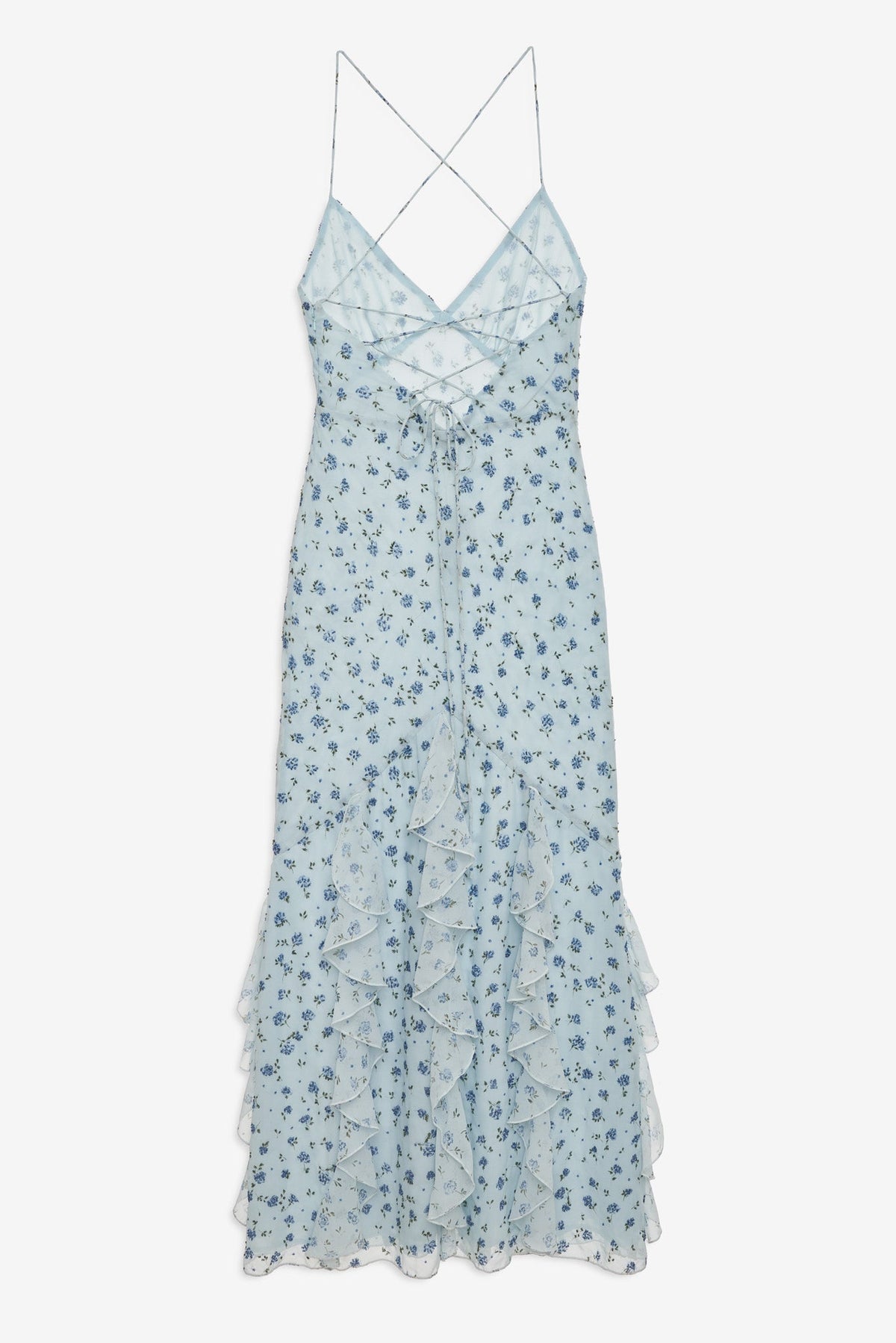 For Love & Lemons Elea Beaded Maxi Dress