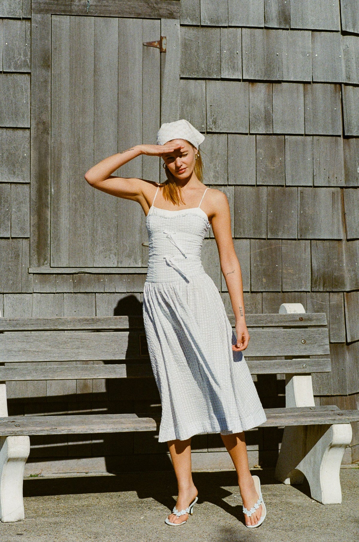 For Love & Lemons Georgia Gingham Midi Dress