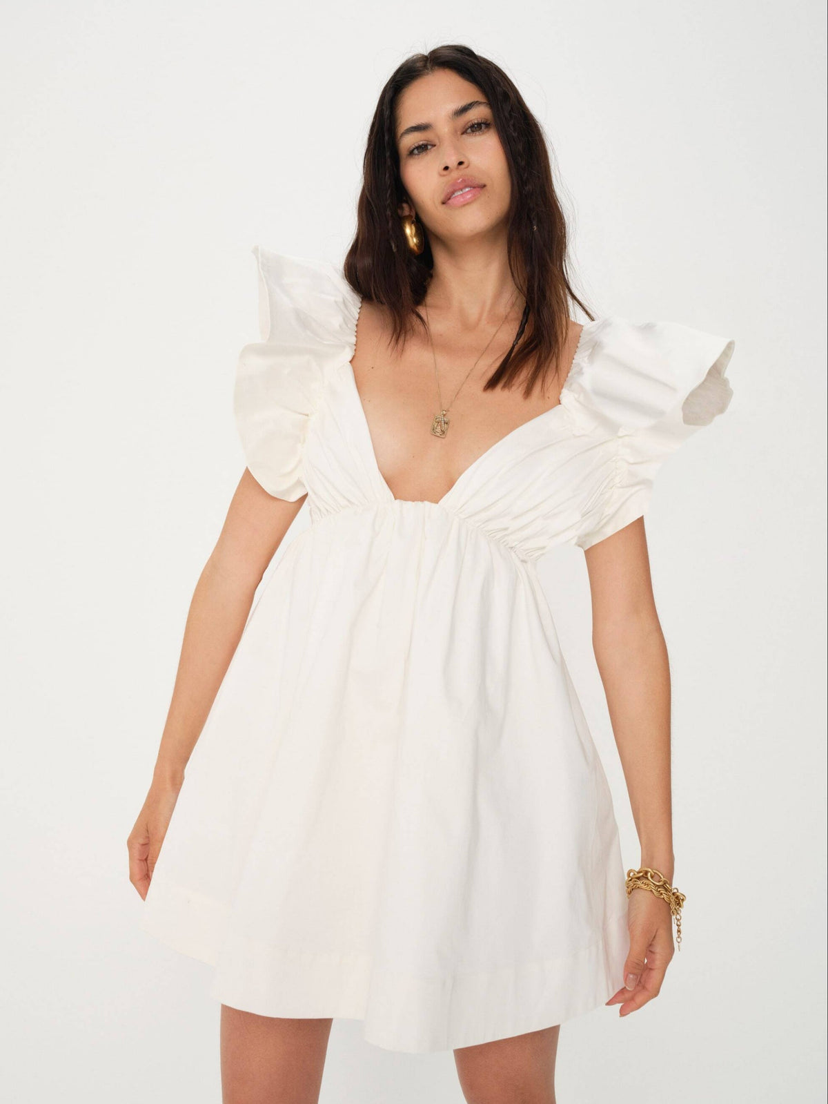 For Love & Lemons Clementine Mini Dress
