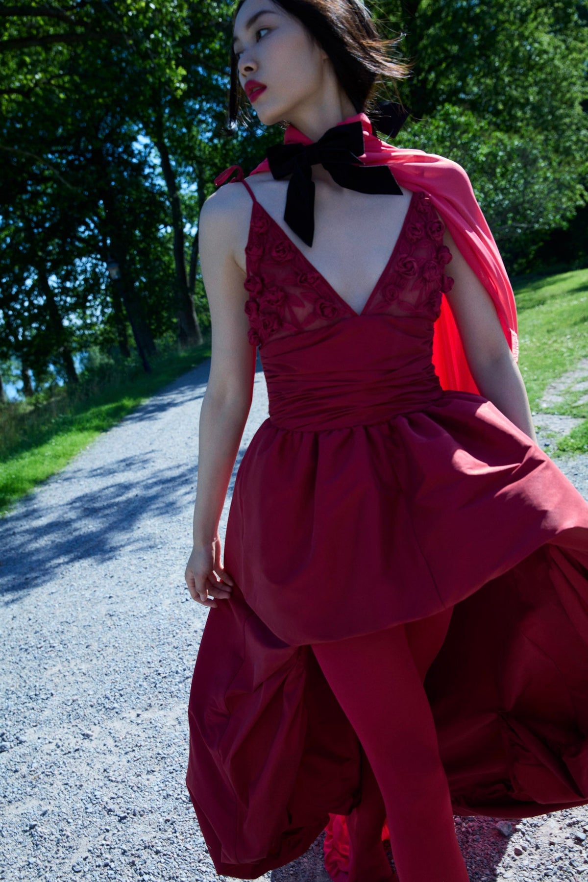 For Love & Lemons Esmeralda Gown