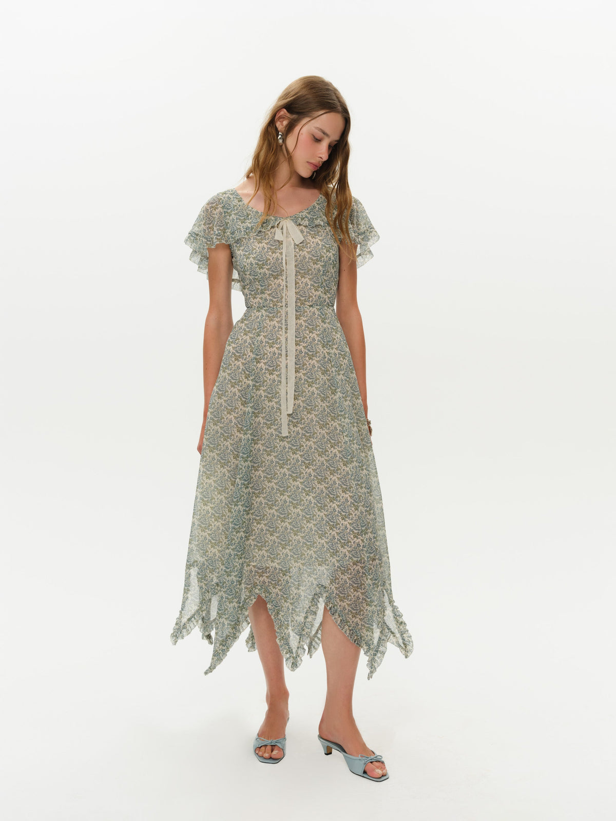 For Love & Lemons Primrose Posey Midi Dress