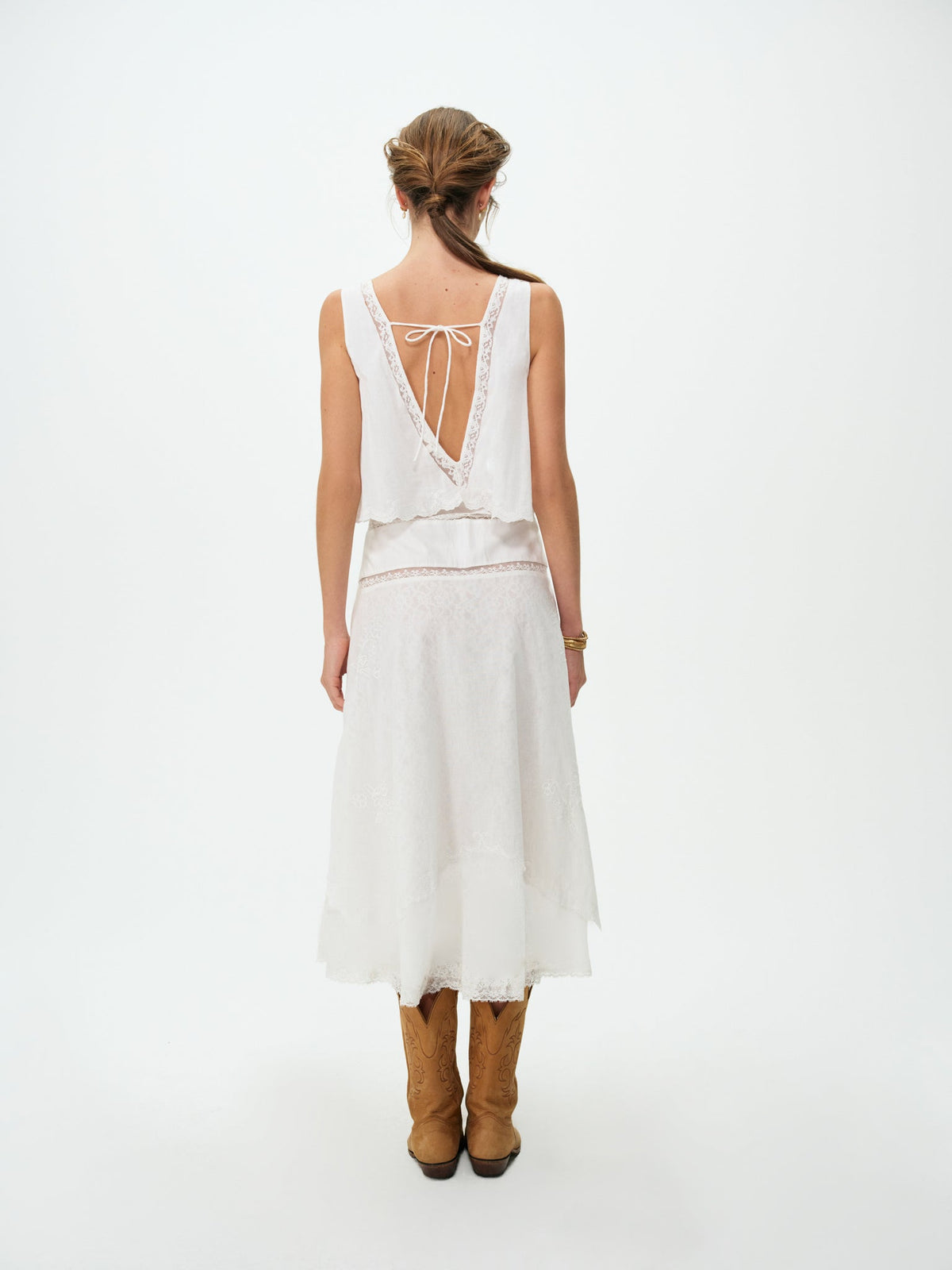 For Love & Lemons Brianna Midi Dress