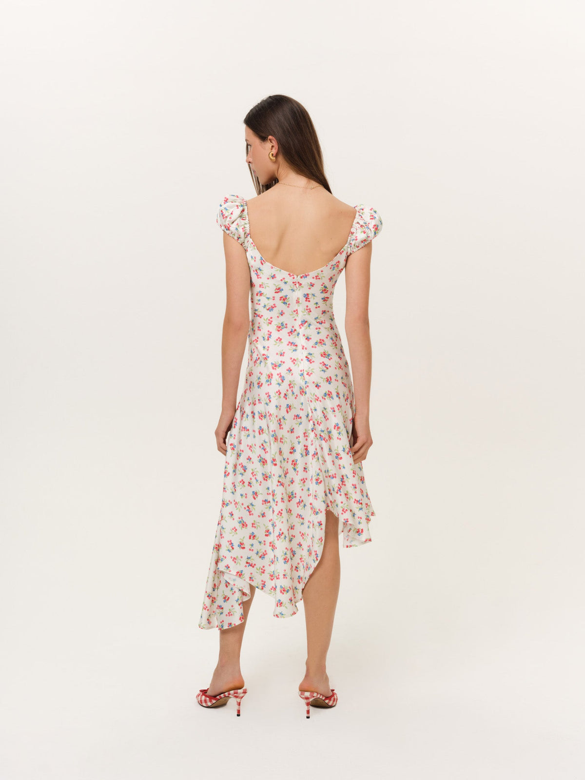 For Love & Lemons Cherry Mae Midi Dress