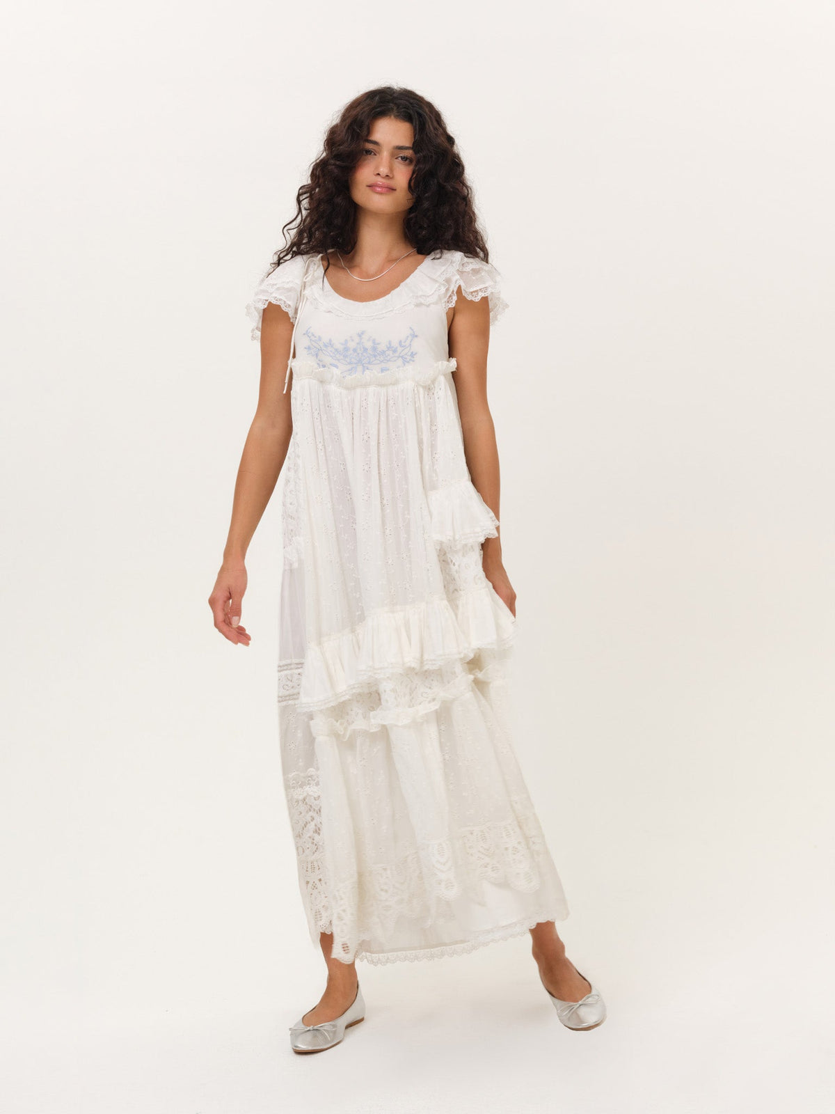 For Love & Lemons Ariel Midi Dress