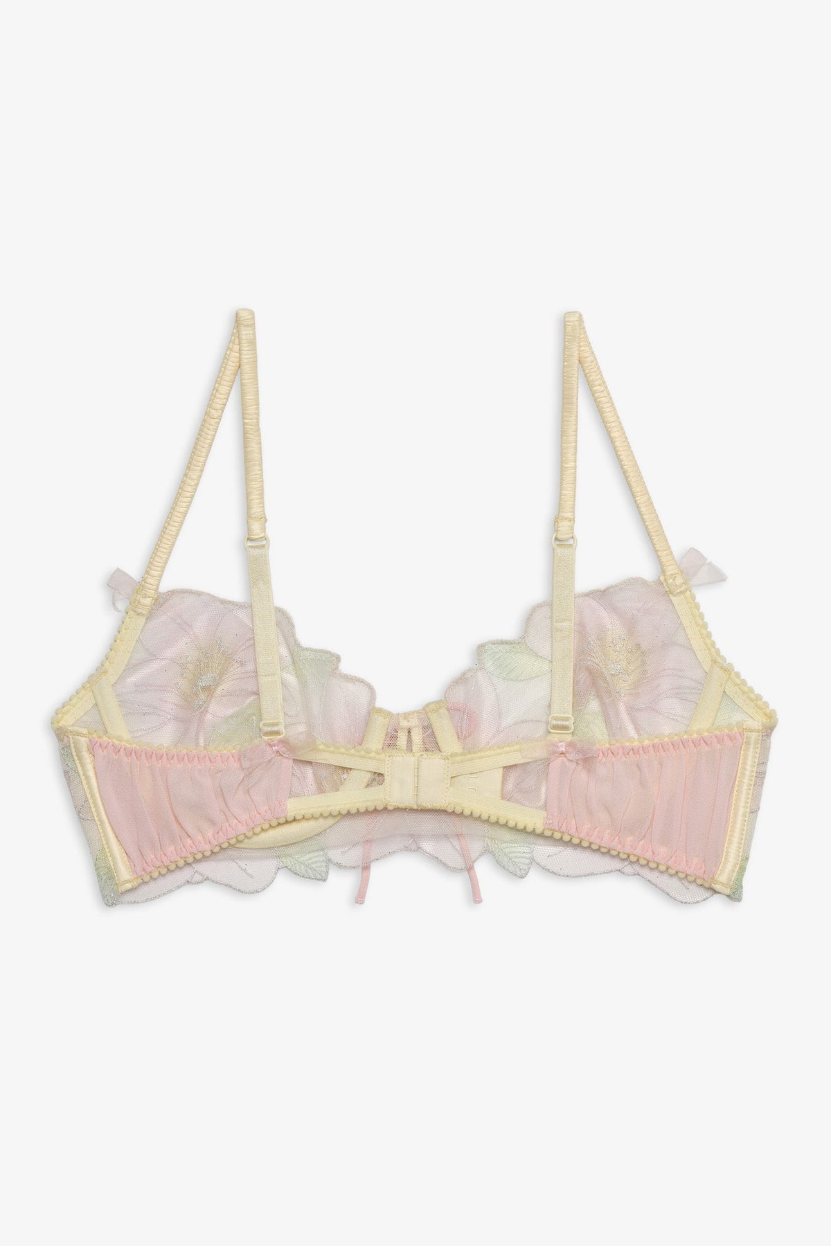 For Love & Lemons Blush Hibiscus Underwire Bra
