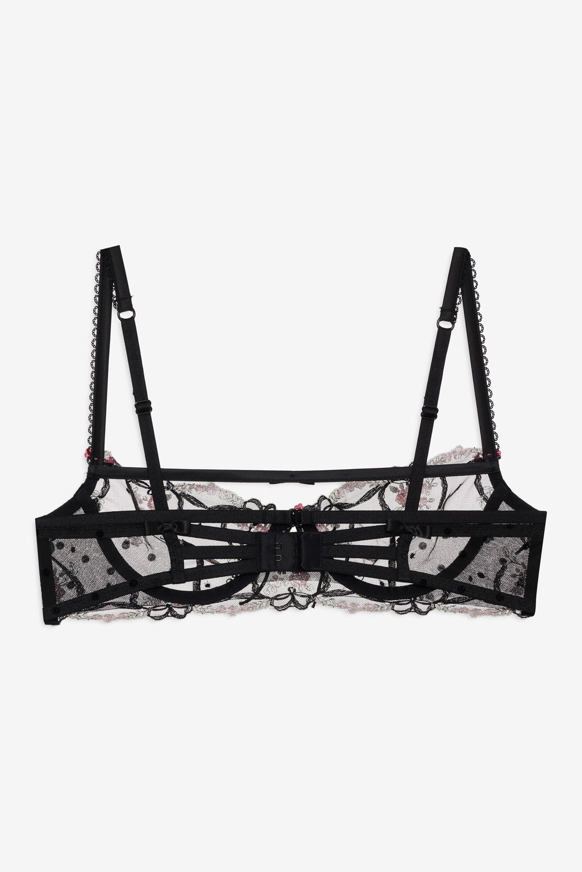 For Love & Lemons Lovestruck Bows Underwire Bra