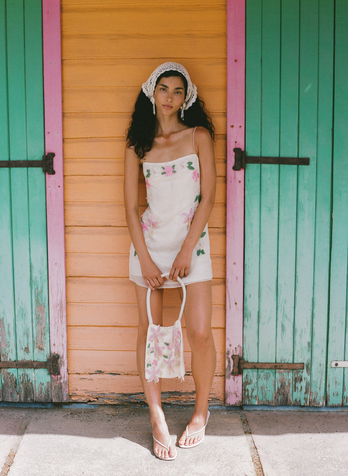 For Love & Lemons Hibiscus Haze Mini Dress