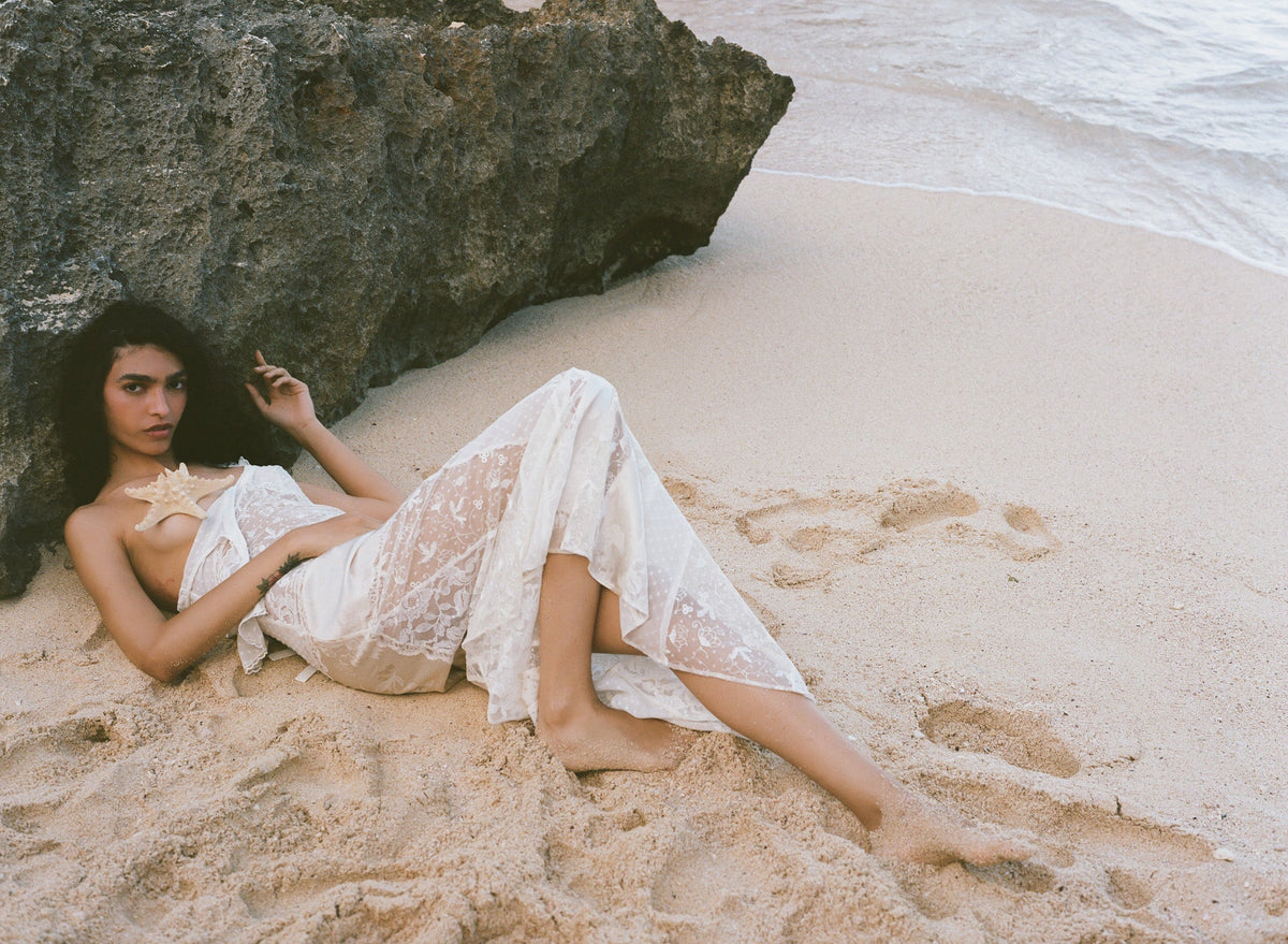 For Love & Lemons Bellamy Maxi Dress