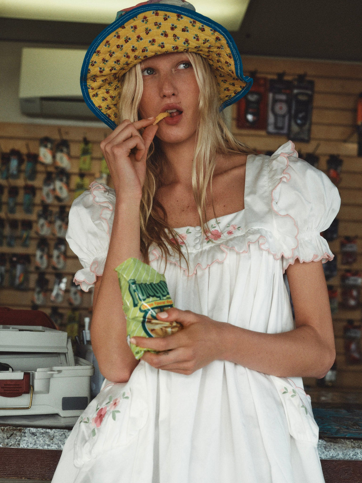 For Love & Lemons Tea Time Babydoll Dress