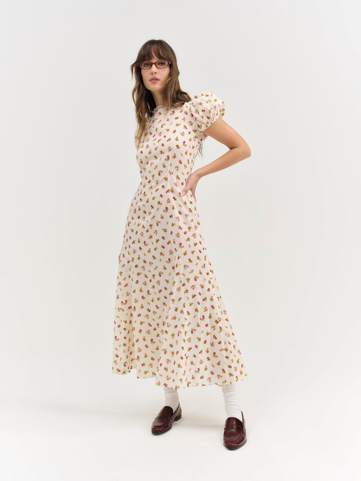 For Love & Lemons Adahlia Floral Maxi Dress