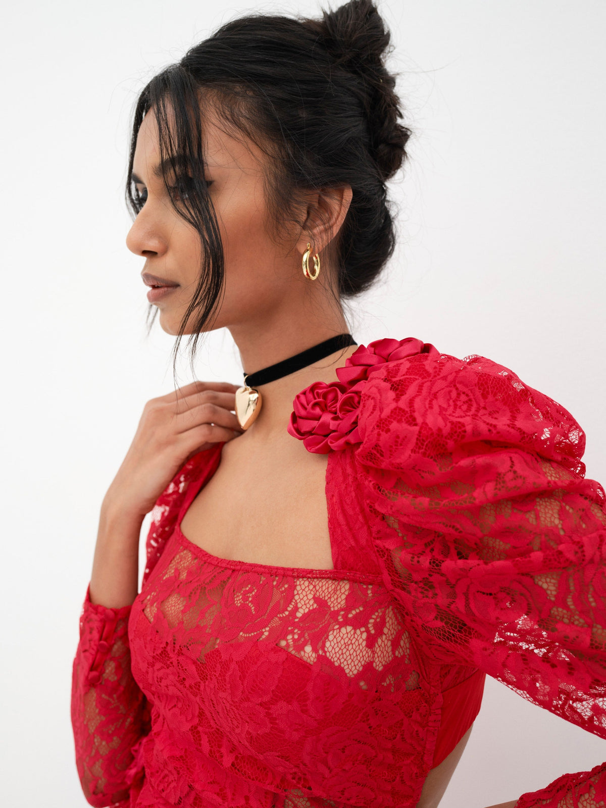 For Love & Lemons Kana Midi Dress