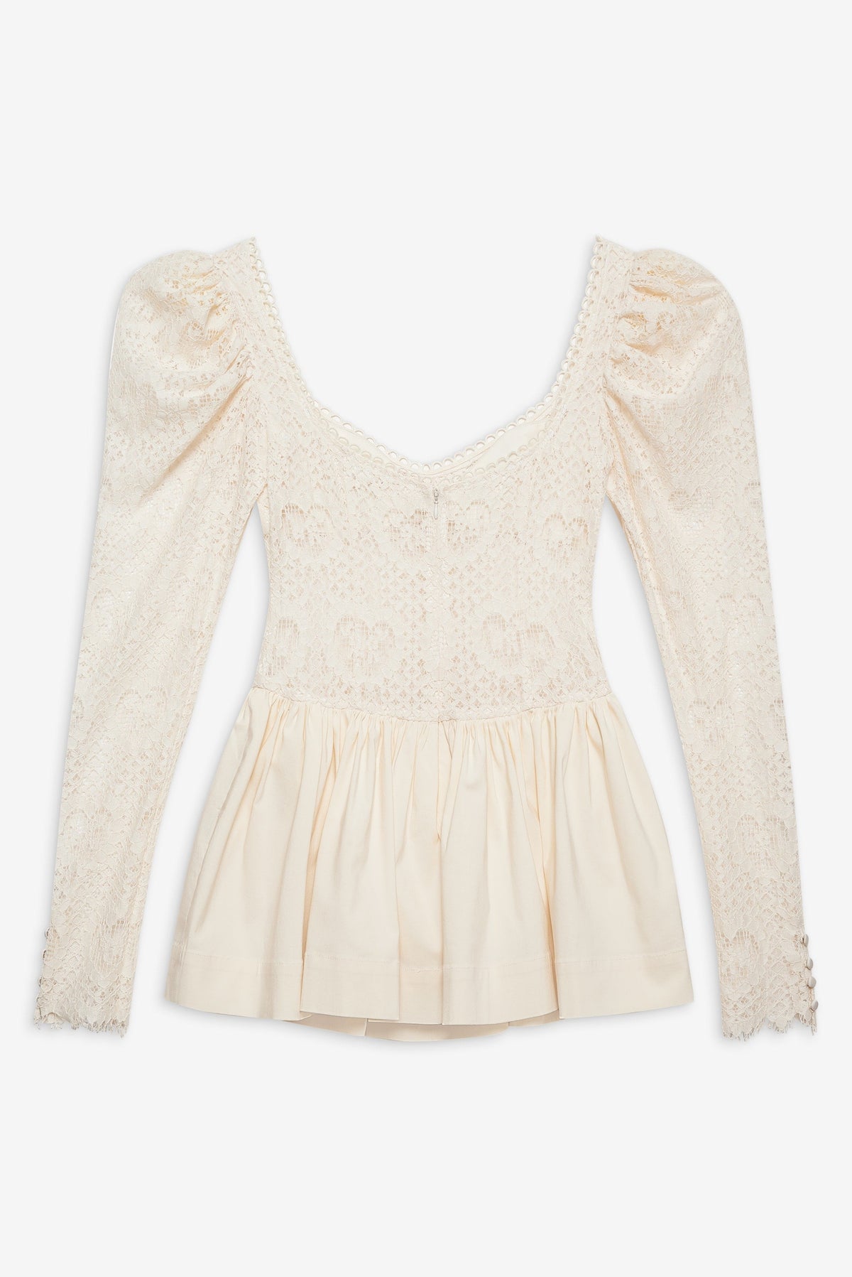 For Love & Lemons Doily Lace Mini Dress