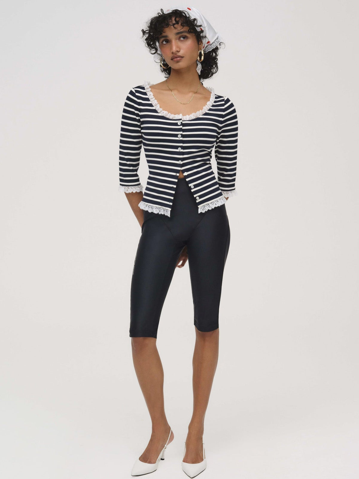 For Love & Lemons Suzette Stripe Cardigan