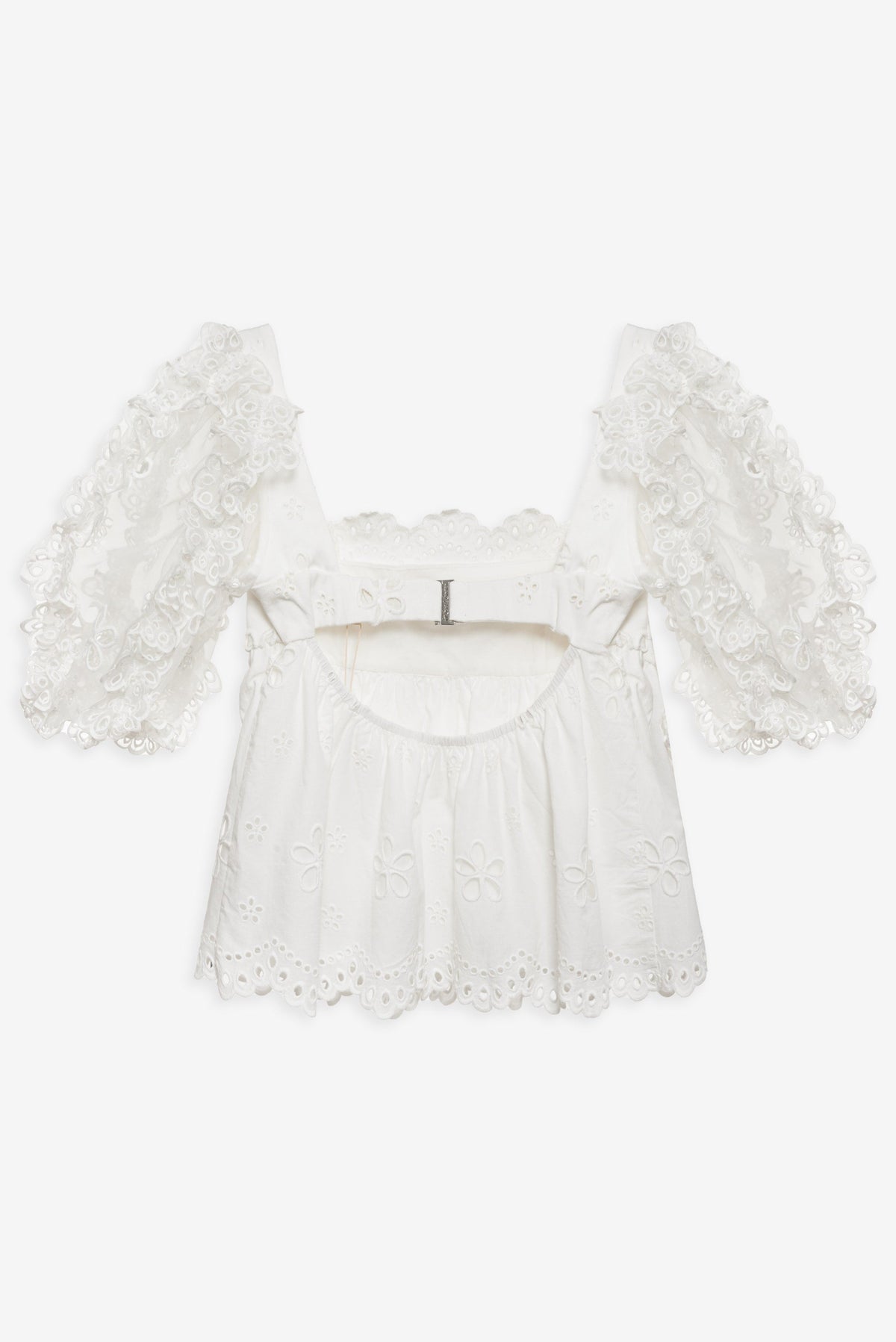 For Love & Lemons Daisy Eyelet Top