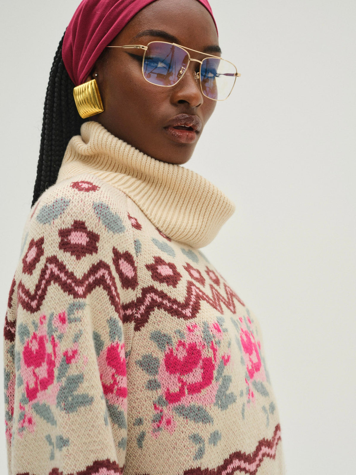For Love & Lemons Ski Lodge Oversized Sweater