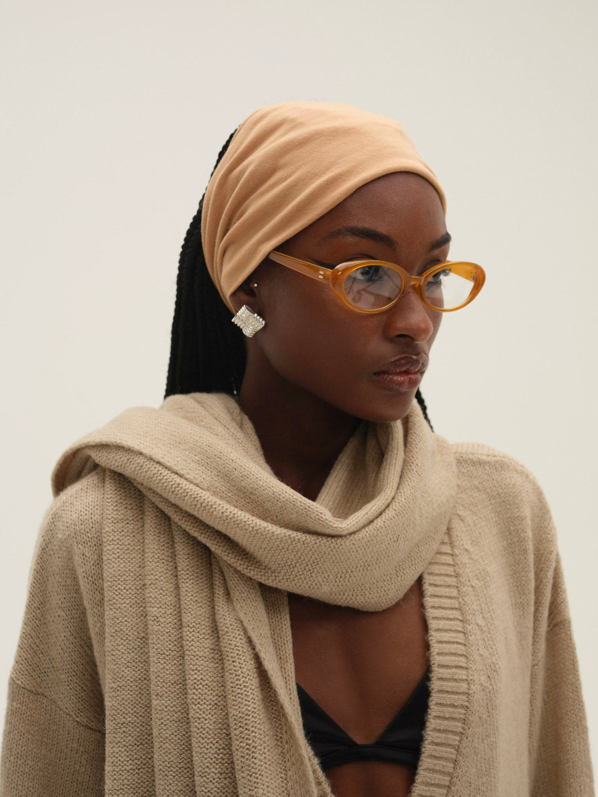 For Love & Lemons Solana Cardigan with Scarf