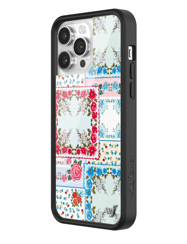 For Love & Lemons Sweetheart Patchwork iPhone Case