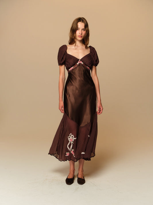 For Love & Lemons Loralai Midi Dress