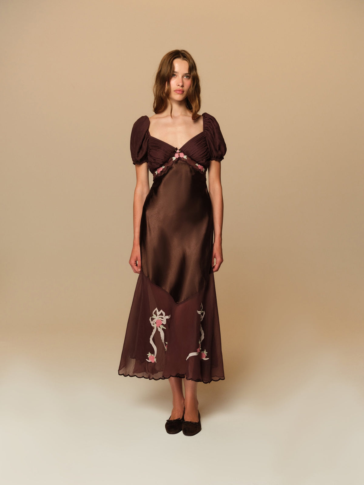 For Love & Lemons Loralai Midi Dress