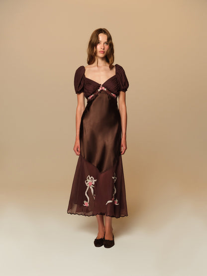 For Love & Lemons Loralai Midi Dress
