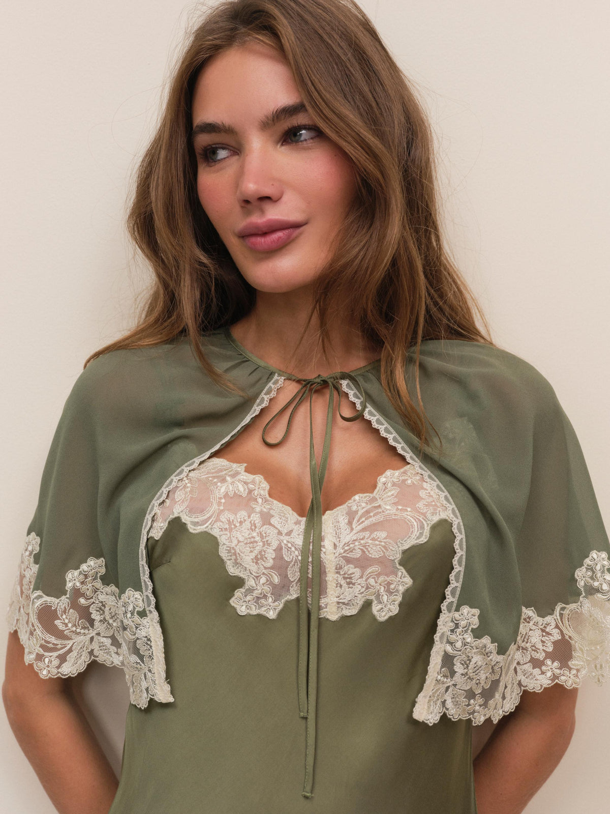 For Love & Lemons Nightfall Satin Slip Dress