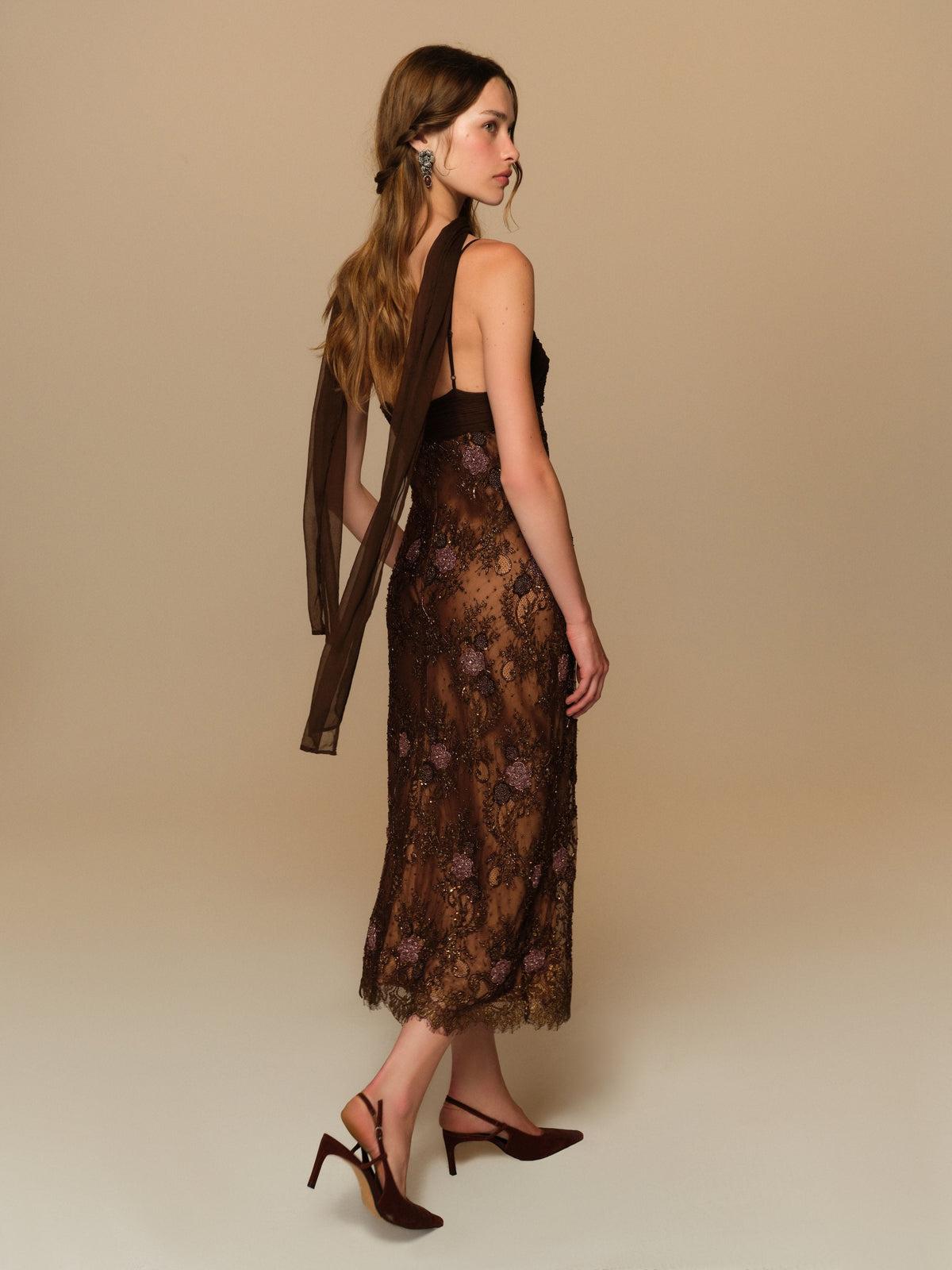 For Love & Lemons Libson Midi Dress