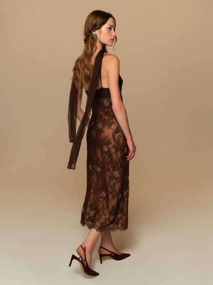 For Love & Lemons Libson Midi Dress