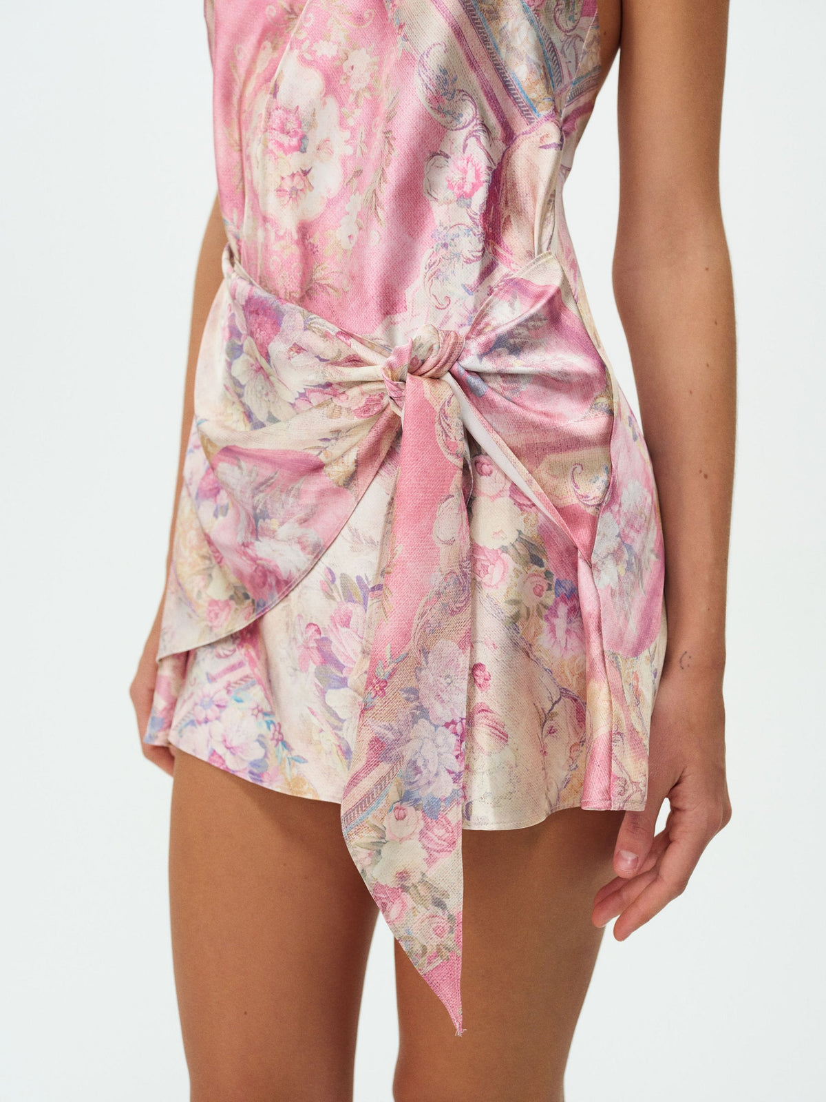 For Love & Lemons Lani Halter Mini Dress