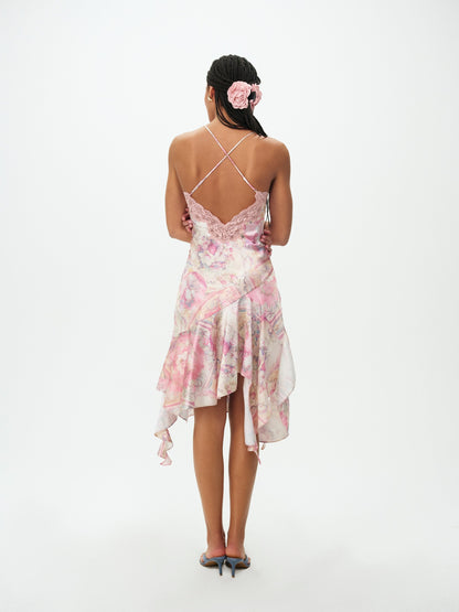 For Love & Lemons Lani Midi Dress