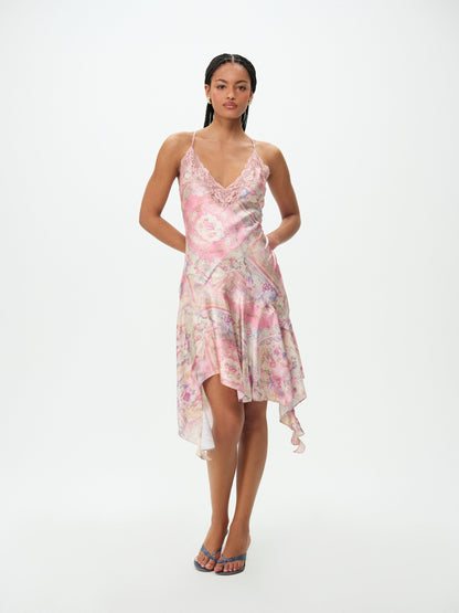 For Love & Lemons Lani Midi Dress