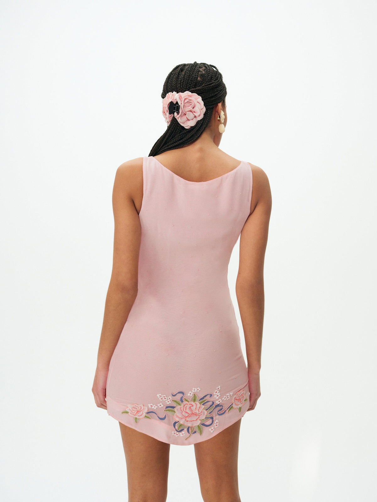 For Love & Lemons Stella Beaded Mini Dress