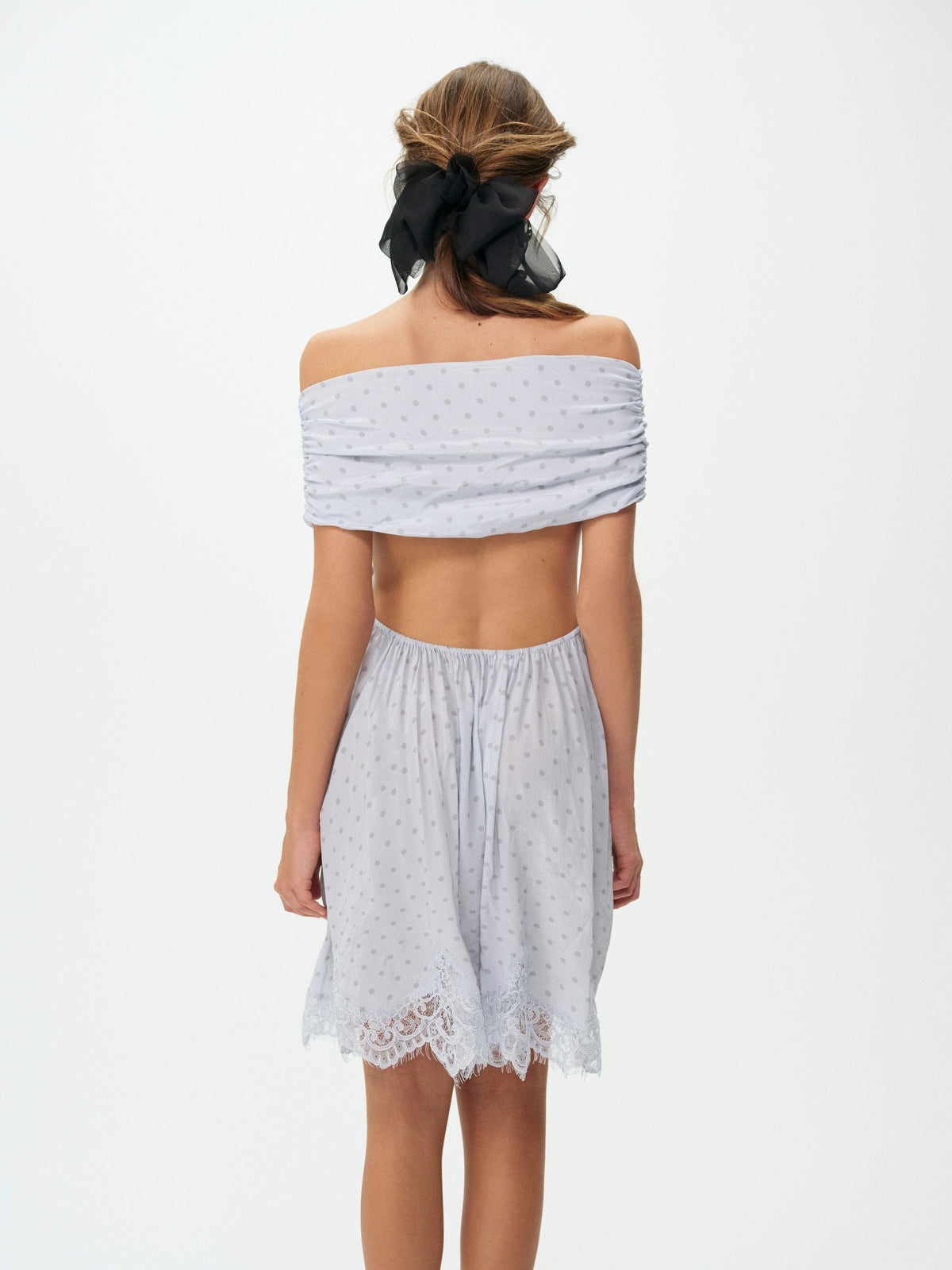 For Love & Lemons Piper Polka Dot Mini Dress