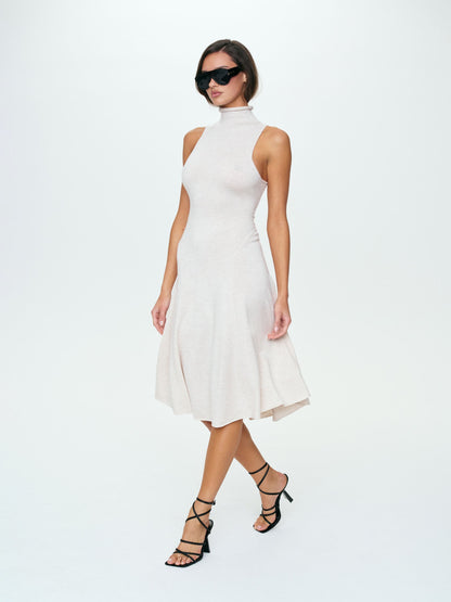 For Love & Lemons Rouzel Knit Midi Dress