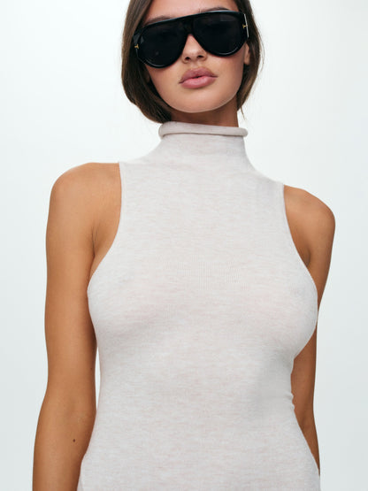 For Love & Lemons Rouzel Knit Midi Dress