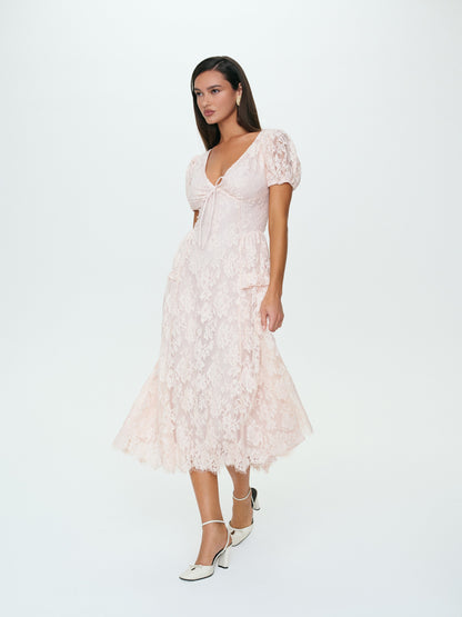 For Love & Lemons Rosa Midi Dress