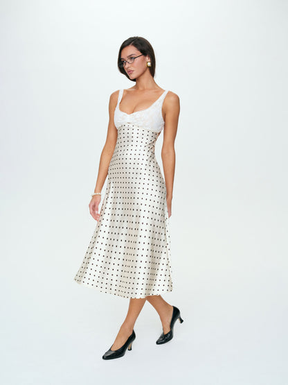 For Love & Lemons Cienna Midi Dress