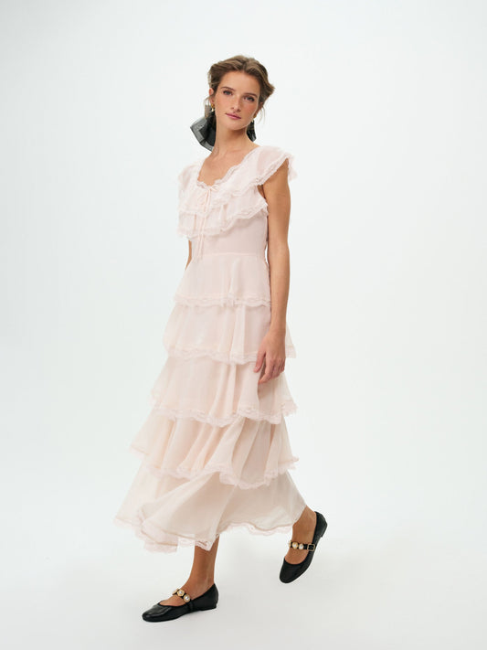 For Love & Lemons Taylor Midi Dress