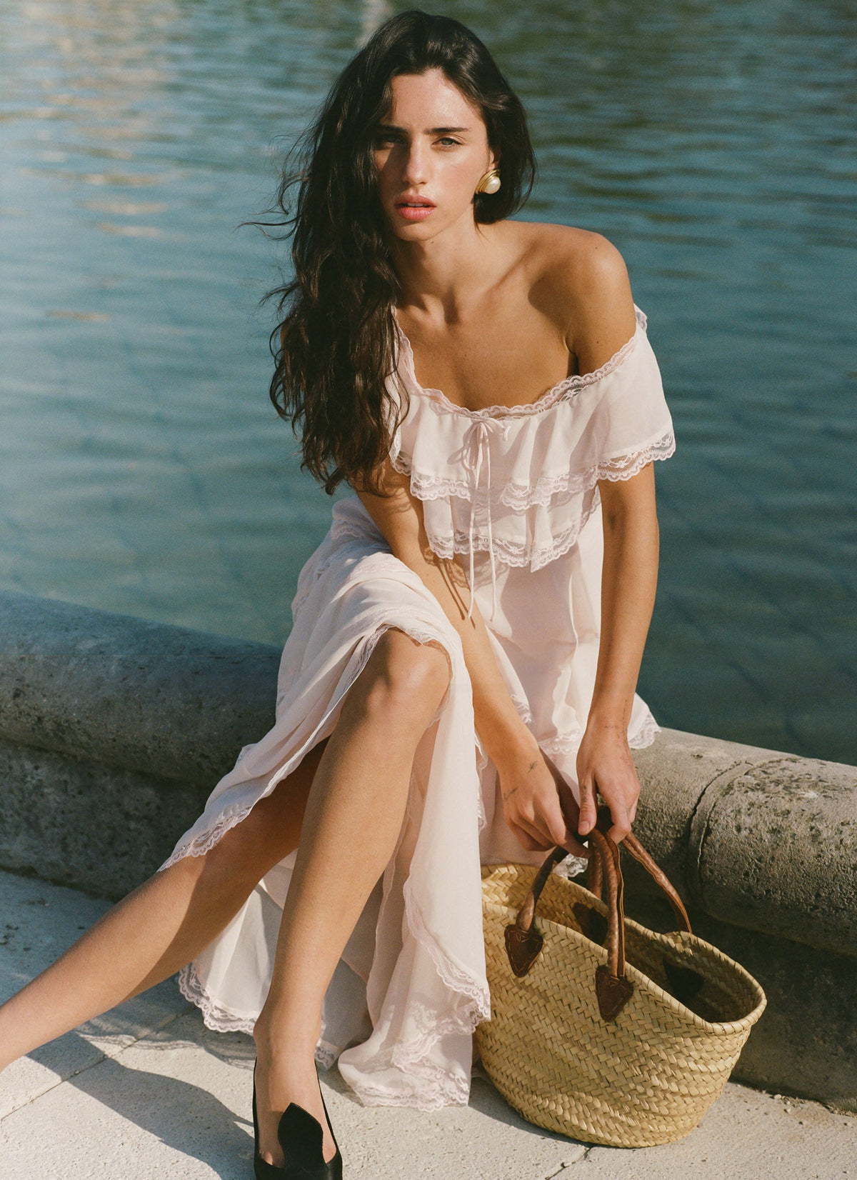 For Love & Lemons Taylor Midi Dress