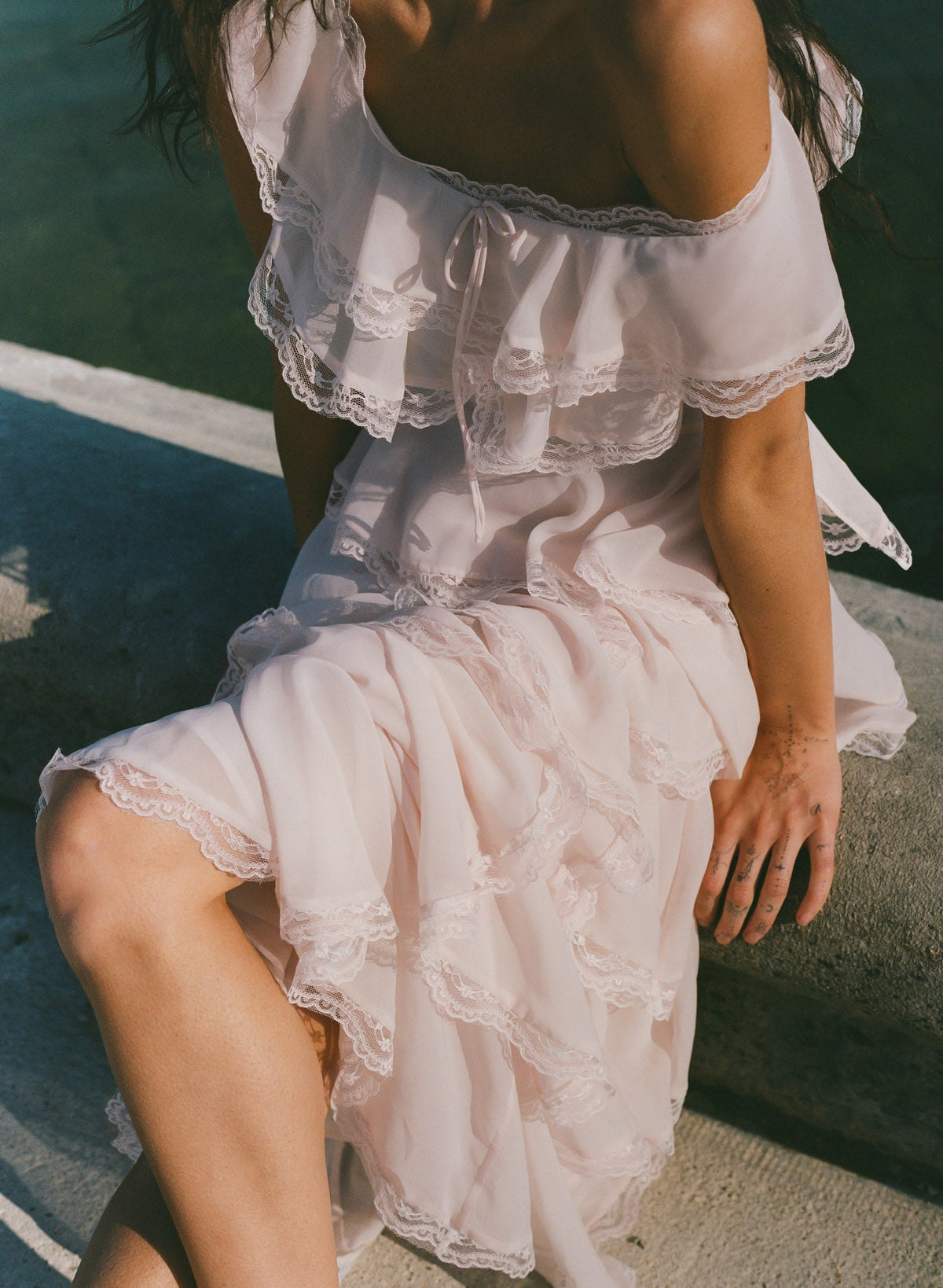 For Love & Lemons Taylor Midi Dress