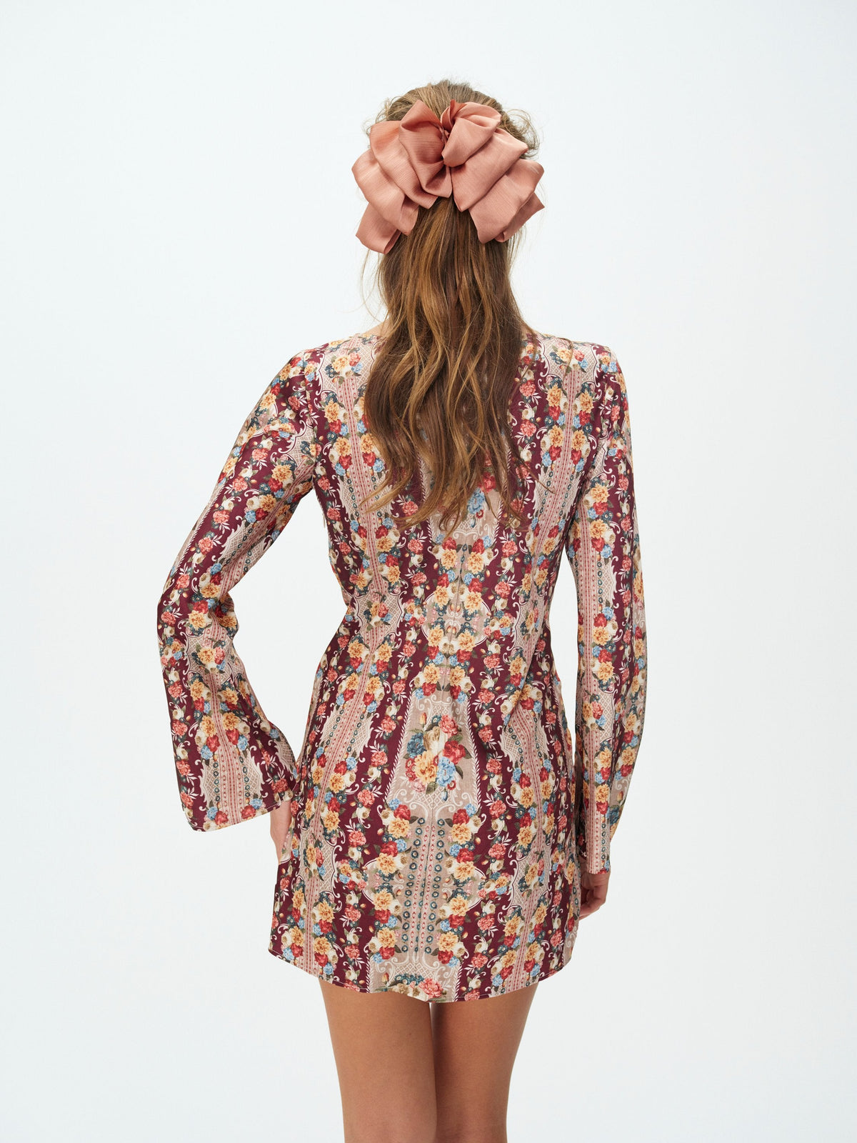 For Love & Lemons Maple Rose Mini Dress