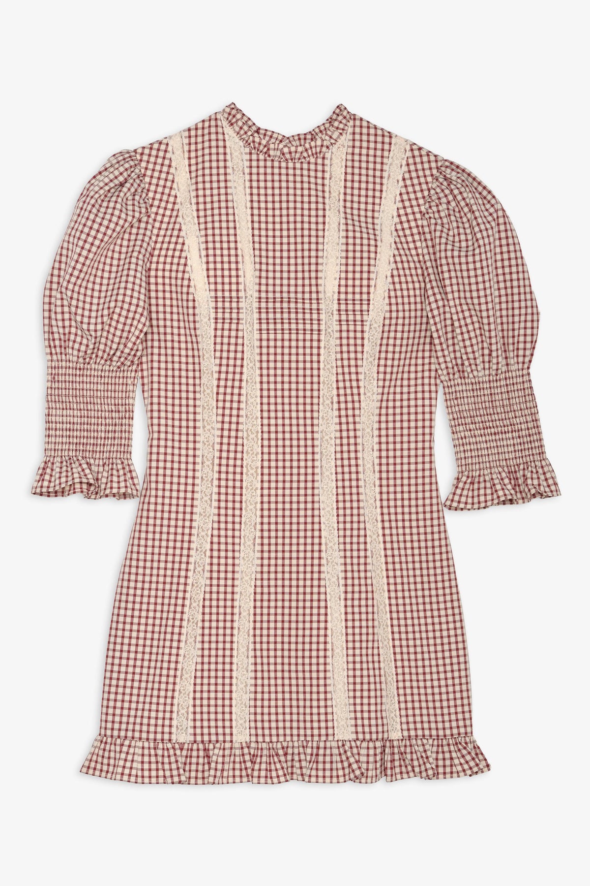 For Love & Lemons Annie Gingham Mini Dress