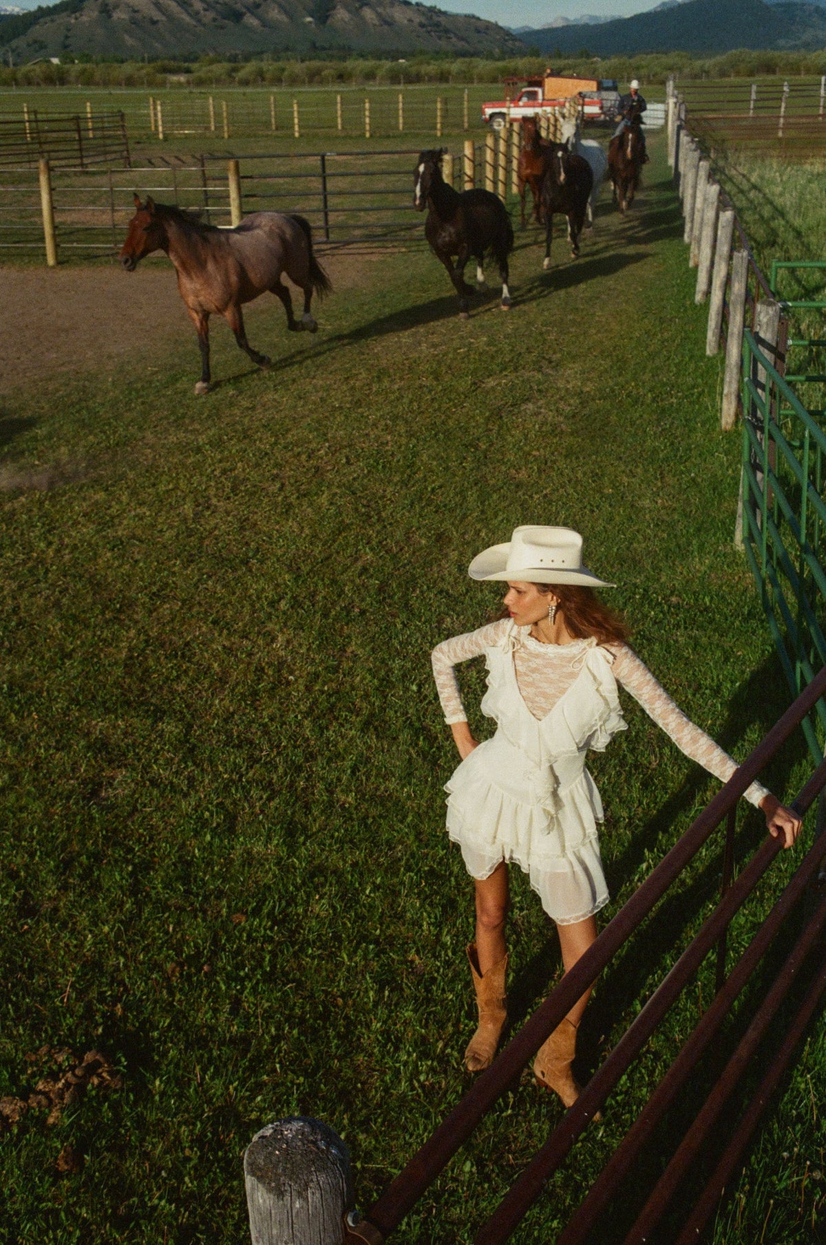 For Love & Lemons Layla Asymmetrical Mini Dress