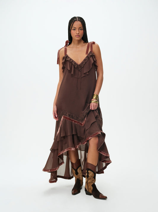 For Love & Lemons Layla Maxi Dress