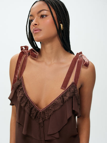 For Love & Lemons Layla Maxi Dress