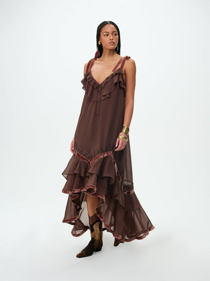For Love & Lemons Layla Maxi Dress